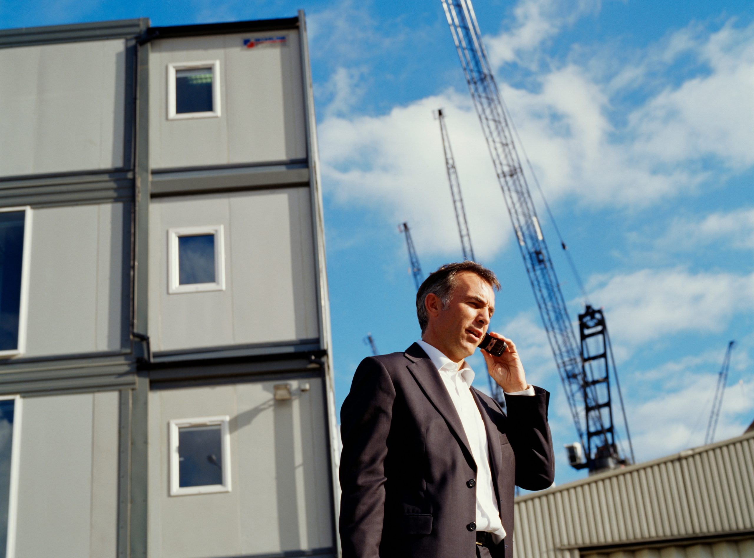 Portrait eines Bauleiters